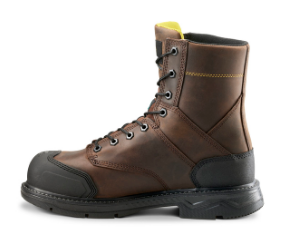MEN'S TERRA PATTON 8" ALUMINUM TOE SAFETY WORK BOOT WITH INTERNAL MET GUARD - 839K