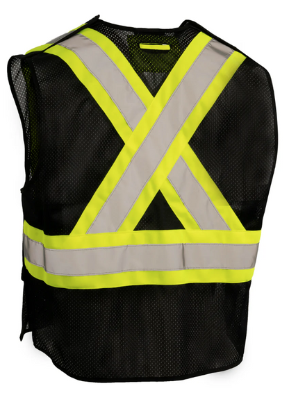 Forcefield 5-Point Tear-Away Mesh Traffic Vest 022-TV9