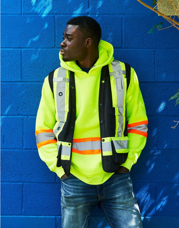 Forcefield Hi Vis Safety Surveyor's Vest 022-TVSURV168