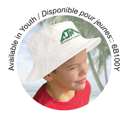 AJM International Regular Dyed, Garment Washed Cotton Drill Hat - 6B100