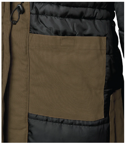 TOUGH DUCK WOMEN'S LINED DUCK PARKA WITH CONVERTIBLE HOOD - WJ48
