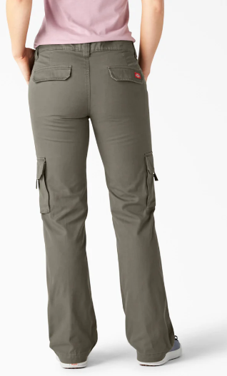 Dickies Women's Relaxed Fit Straight Leg Cargo Pants