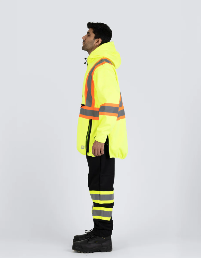 Forcefield Hi Vis Safety Anorak Pullover Softshell 023-EN178