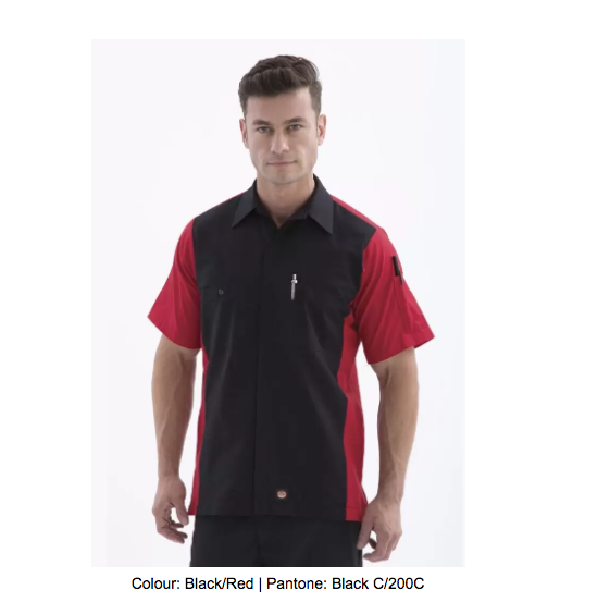 RED KAP® SHORT SLEEVE WOVEN CREW SHIRT - SY20