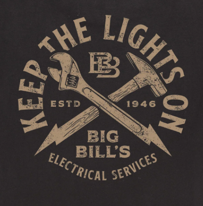 BIG BILL® Heavyweight Short-Sleeve Electrical Graphic T-shirt - ES180