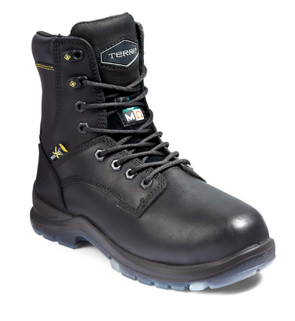 Women's Terra Brenn 8" Composite Toe Safety Work Boot with Internal Met Guard - 4NRDBK