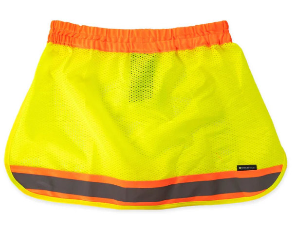 Forcefield Hi-Vis Reflective Mesh Hard Hat Sun Shade Neck Sheild 036-HHNG (Hard hat not included)