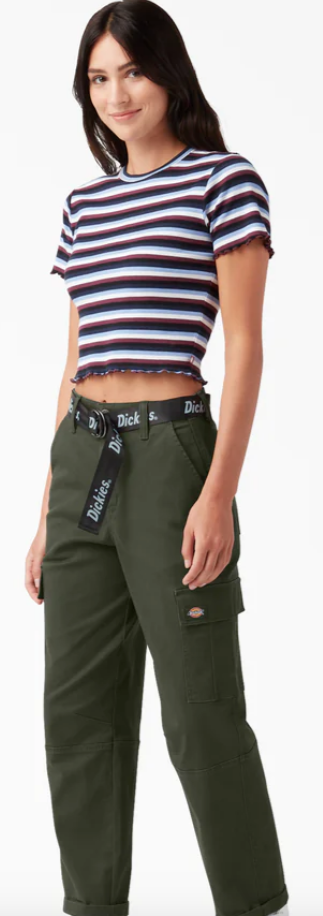 Dickies Women's Relaxed Fit Cropped Cargo Pants