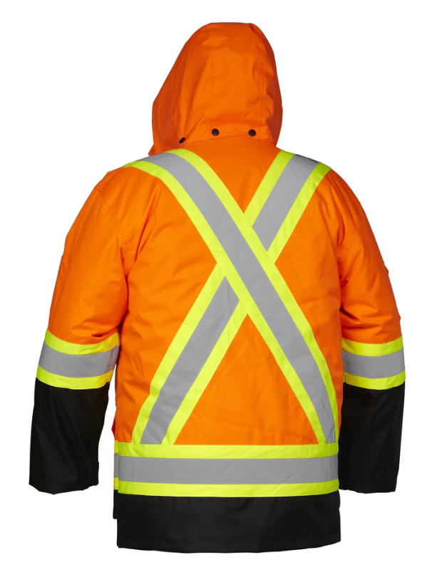 Forcefield Hi Vis Safety Winter Cargo Parka 024-EN640R