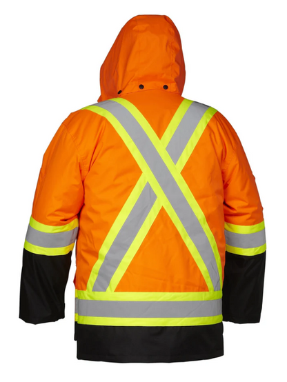 Forcefield Hi Vis Safety Winter Cargo Parka 024-EN640R