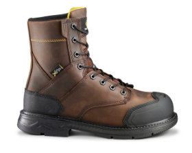 MEN'S TERRA PATTON 8" ALUMINUM TOE SAFETY WORK BOOT WITH INTERNAL MET GUARD - 839K