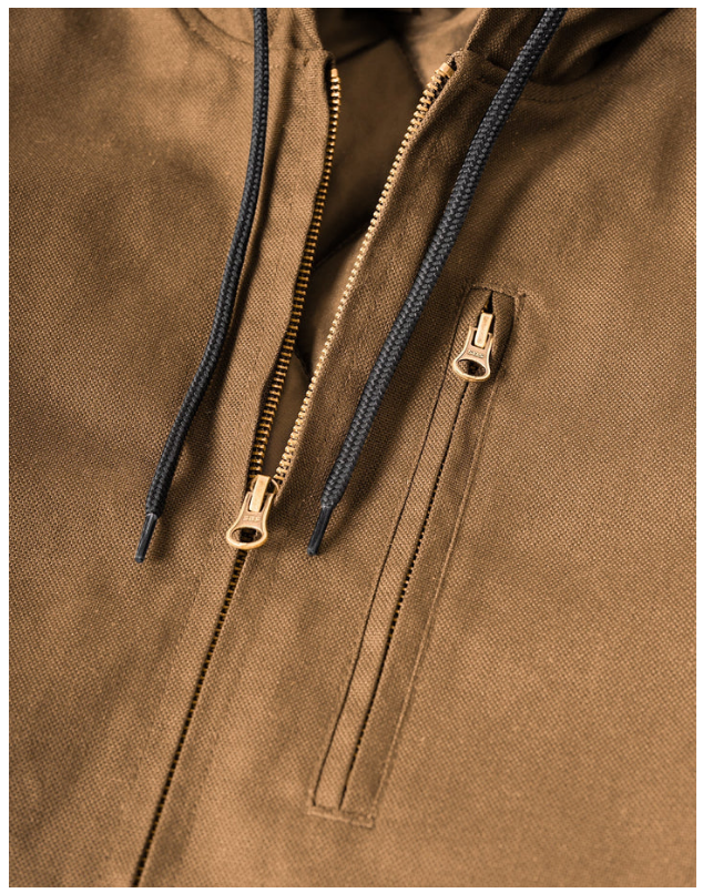 Forcefield Hooded Canvas Work Jacket 024-WIP70