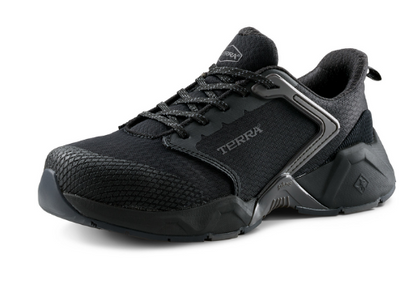 Men's Terra Vector Composite Toe Athletic Safety Work Shoe - 1298BK