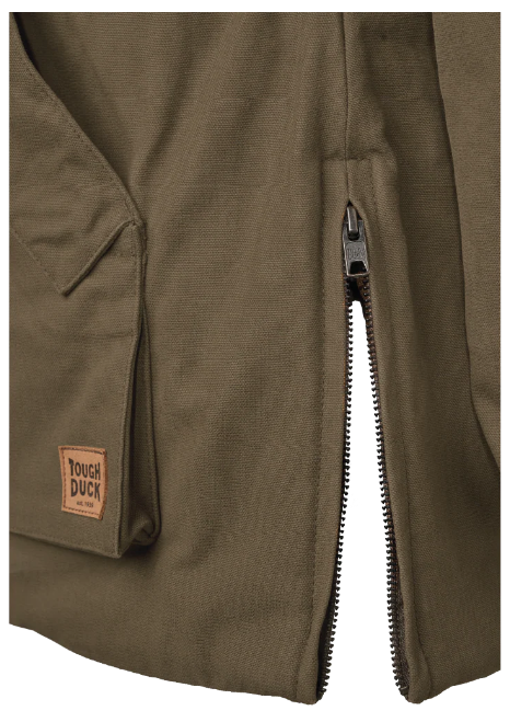 TOUGH DUCK WOMEN'S LINED DUCK PARKA WITH CONVERTIBLE HOOD - WJ48