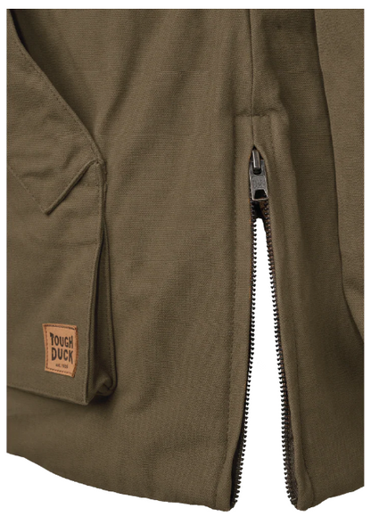 TOUGH DUCK WOMEN'S LINED DUCK PARKA WITH CONVERTIBLE HOOD - WJ48