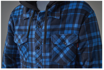 TOUGH DUCK SHERPA-LINED FLEECE JAC-SHIRT - WS16