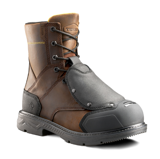 Men's Terra Patton 8" Aluminum Toe Safety Work Boot with External Met Guard - 1314DB