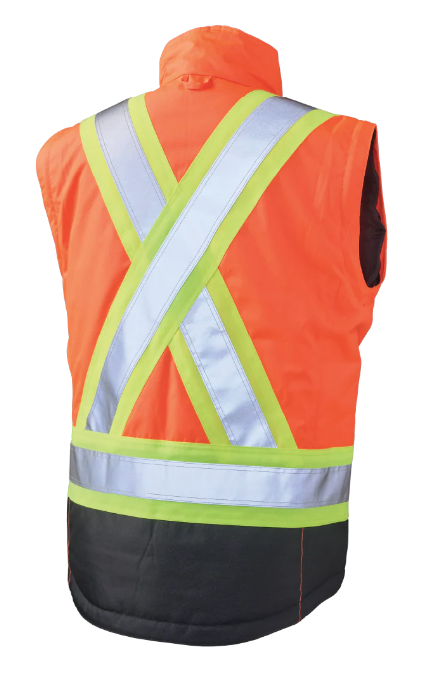 TOUGH DUCK WOMEN'S POLY OXFORD 5-IN-1 SAFETY JACKET - SJ46