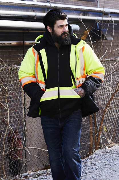 Forcefield Hi Vis Winter Softshell Heated Jacket 023-EN158HJ