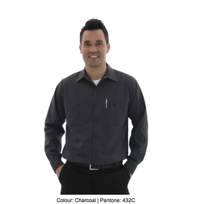 RED KAP® INDUSTRIAL LONG SLEEVE WORK SHIRT - SP14
