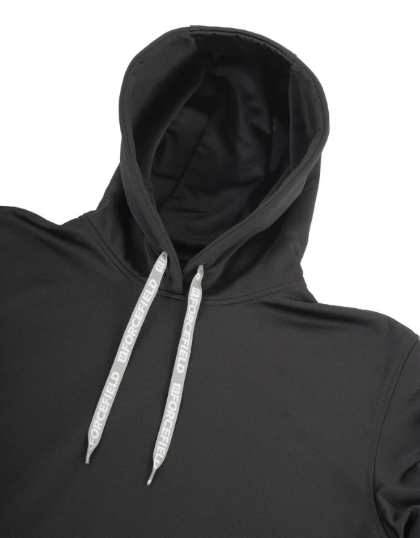 Forcefield Black Pullover Forcefield Logo Sleeve Graphic Hoodie 024-P835BKNTFF