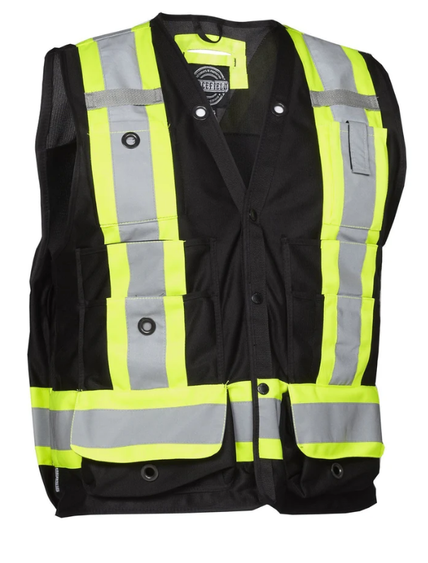 Forcefield Hi Vis Safety Surveyor's Vest 022-TVSURV168