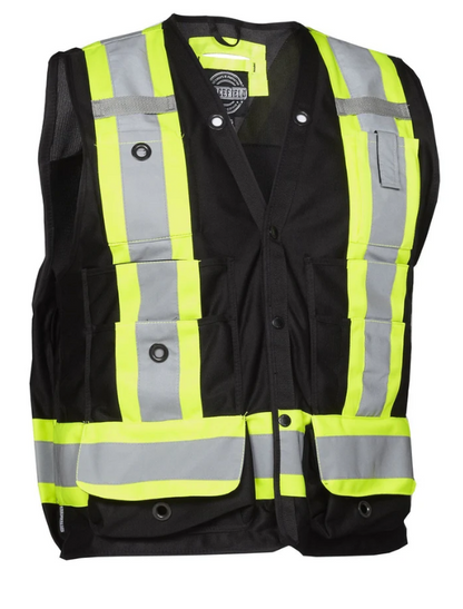 Forcefield Hi Vis Safety Surveyor's Vest 022-TVSURV168