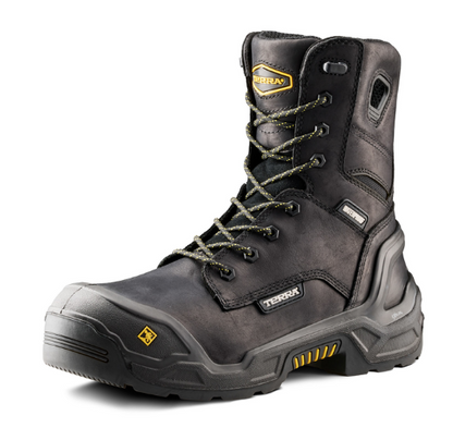Men's Terra Exile 25 8" Waterproof Composite Toe Safety Work Boot - 1311BK/1311DB