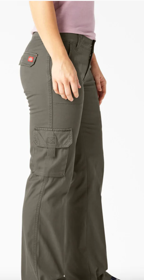 Dickies Women's Relaxed Fit Straight Leg Cargo Pants