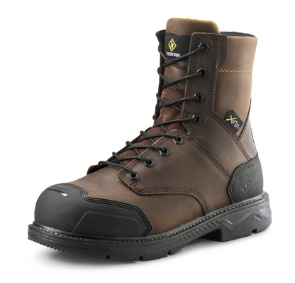 Men's Terra Patton 8" Aluminum Toe Safety Work Boot with Internal Met Guard - 839KDB