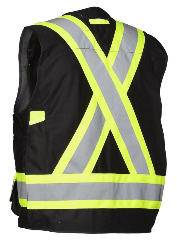 Forcefield Hi Vis Safety Surveyor's Vest 022-TVSURV168