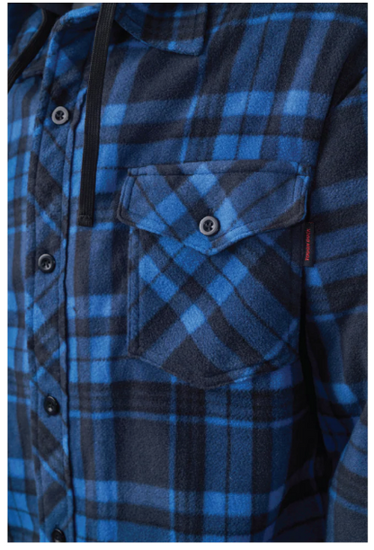 TOUGH DUCK SHERPA-LINED FLEECE JAC-SHIRT - WS16