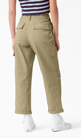 Dickies Women's Relaxed Fit Cropped Cargo Pants