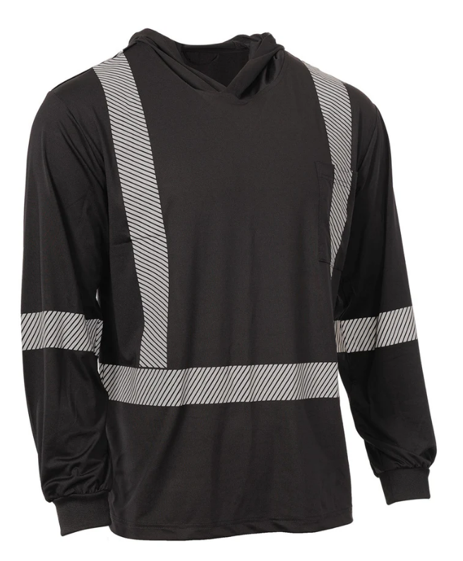Forcefield Hooded Long Sleeve Ultrasoft Technical Tee 022-SPXCSA