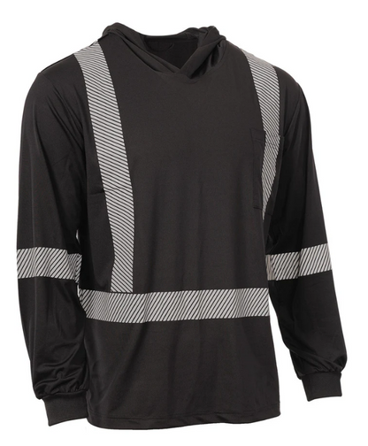 Forcefield Hooded Long Sleeve Ultrasoft Technical Tee 022-SPXCSA