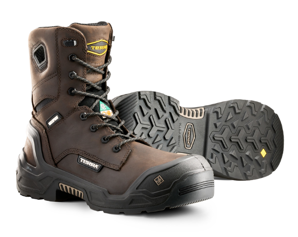 Men's Terra Exile 25 8" Waterproof Composite Toe Safety Work Boot - 1311BK/1311DB