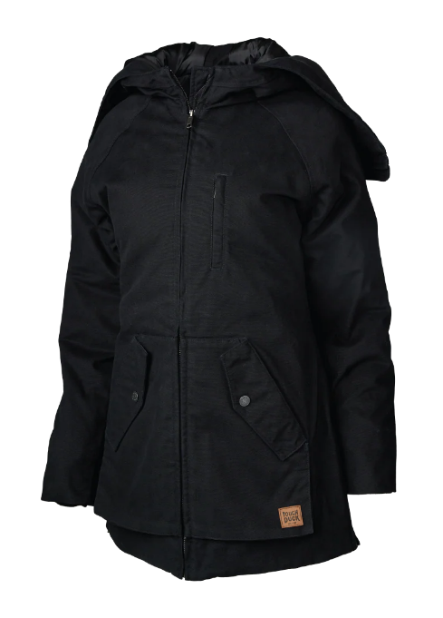 TOUGH DUCK WOMEN'S LINED DUCK PARKA WITH CONVERTIBLE HOOD - WJ48