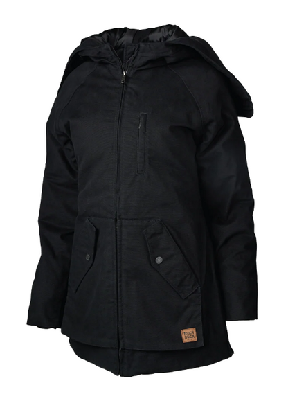 TOUGH DUCK WOMEN'S LINED DUCK PARKA WITH CONVERTIBLE HOOD - WJ48