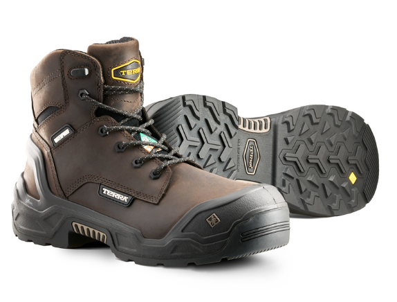 Men's Terra Exile 25 6" Waterproof Composite Toe Safety Work Boot - Black (1009BK), Dark Brown (1009DB)