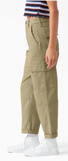 Dickies Women's Relaxed Fit Cropped Cargo Pants