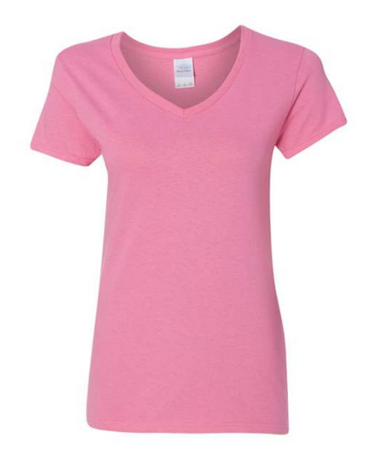 Gildan Women's Heavy Cotton™ V-Neck T-Shirt - 5V00L