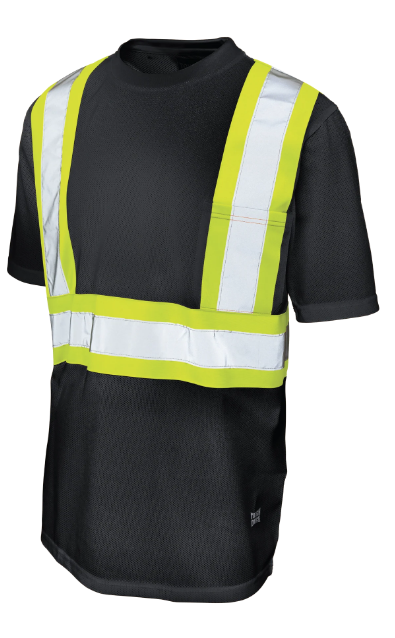 TOUGH DUCK MICRO MESH SHORT-SLEEVE SAFETY T-SHIRT WITH POCKET - S392