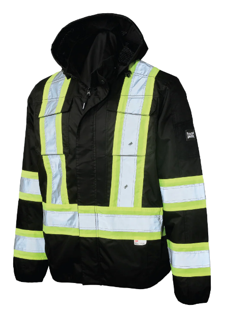 TOUGH DUCK  LIGHT WEIGHT MESH-LINED SAFETY JACKET - SJ50