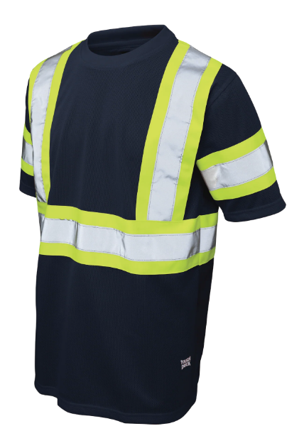 TOUGH DUCK MICRO MESH SHORT-SLEEVE SAFETY T- SHIRT - ST09