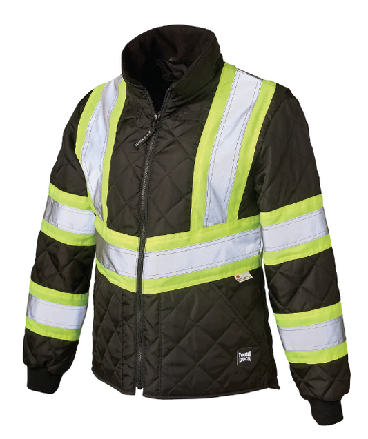 TOUGH DUCK WOMEN'S QUILTED SAFETY FREEZER JACKET - SJ47