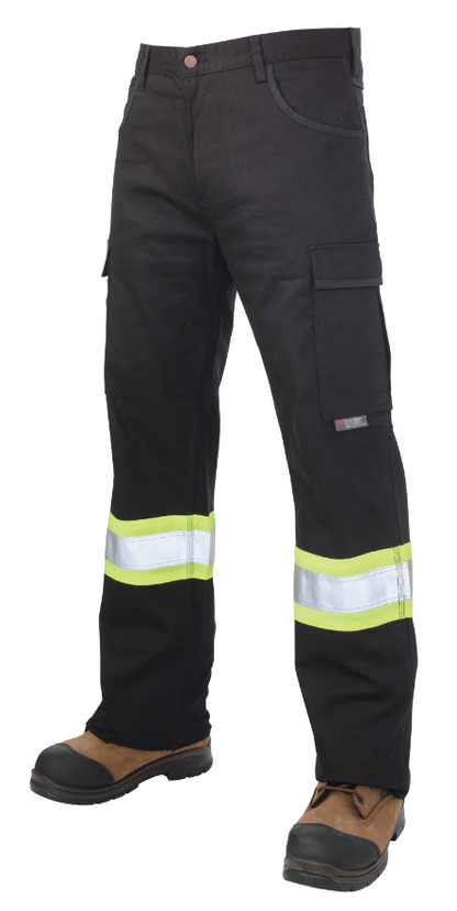TOUGH DUCK RELAXED-FIT TOUGH FLEX TWILL SAFETY CARGO PANT - SP03
