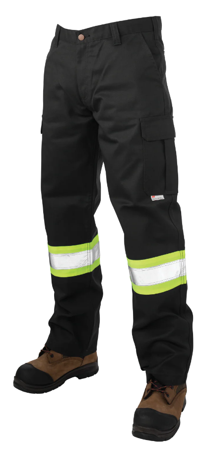 TOUGH DUCK RELAXED-FIT TWILL SAFETY CARGO UTILITY PANT - S607