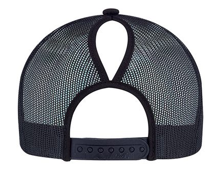 AJM International Polycotton / Polyester Mesh Cap - 5970L