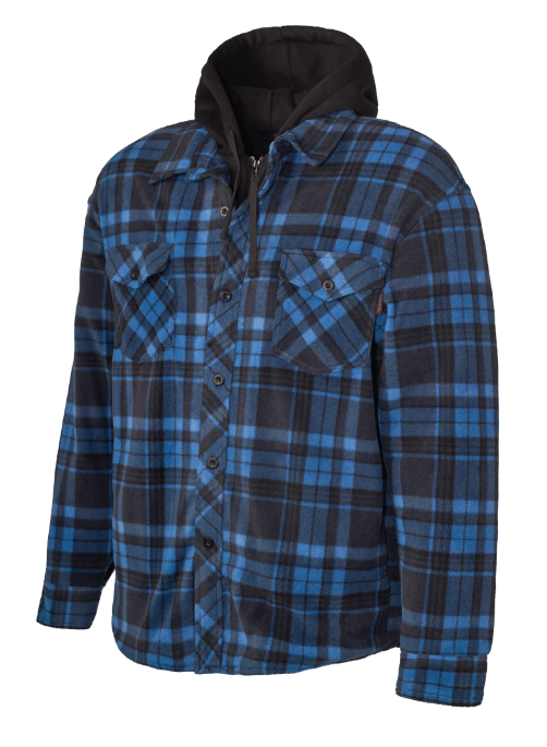 TOUGH DUCK SHERPA-LINED FLEECE JAC-SHIRT - WS16