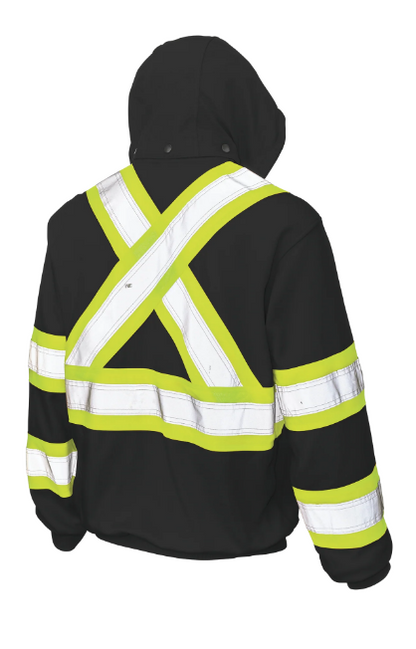 TOUGH DUCK FLEECE UNLINED SAFETY HOODIE - S494